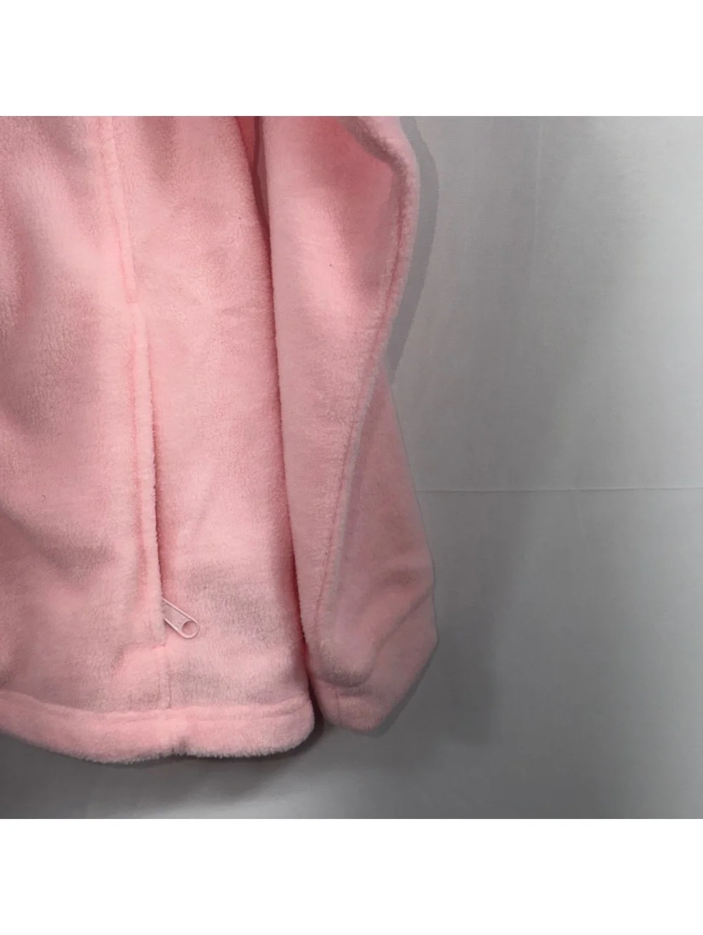 Columbia Girls Pink Full Zip Fleece Jacket Size L